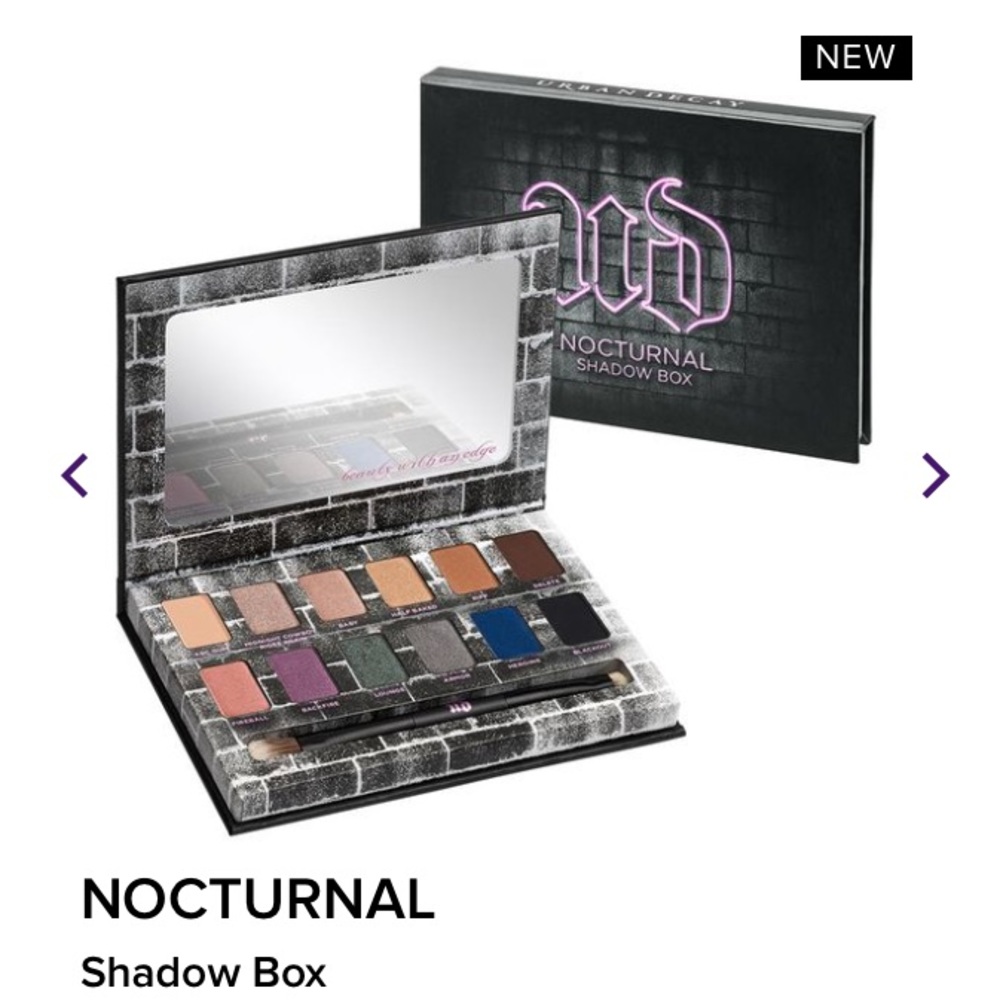 NEW URBAN DECAY EYESHADOW BOX