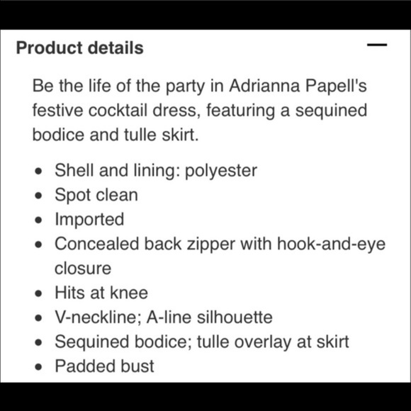 Adrianna Papell Embellished Tulle A Line Dress - Picture 4 of 4