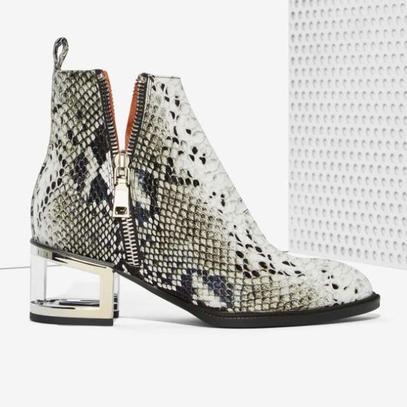 Jeffrey Campbell Shoes - Jeffrey Campbell Boone Leather Boot - Snake