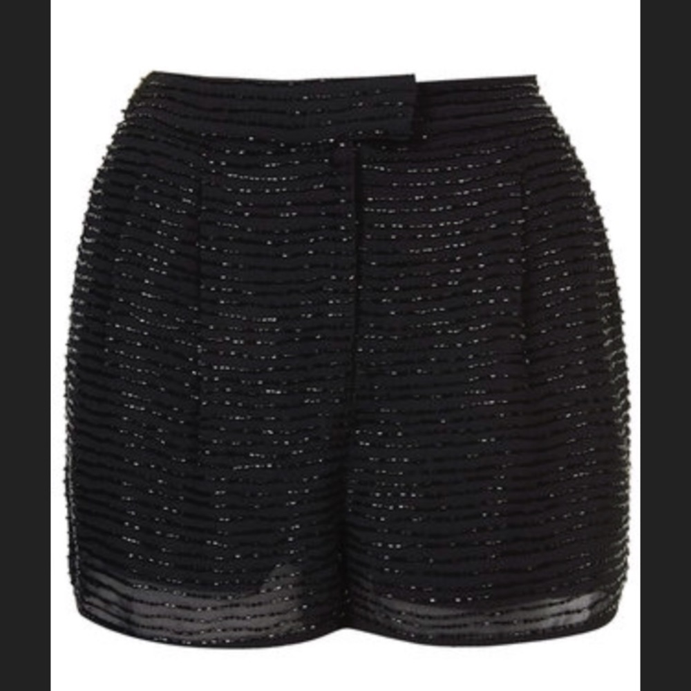Top shop embellished shorts