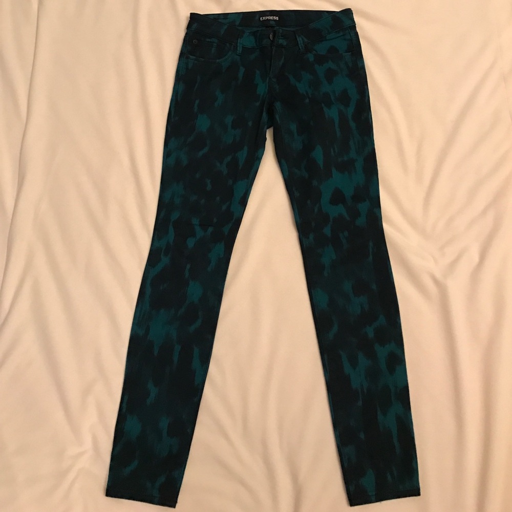 Green Skinny Jeans from Express