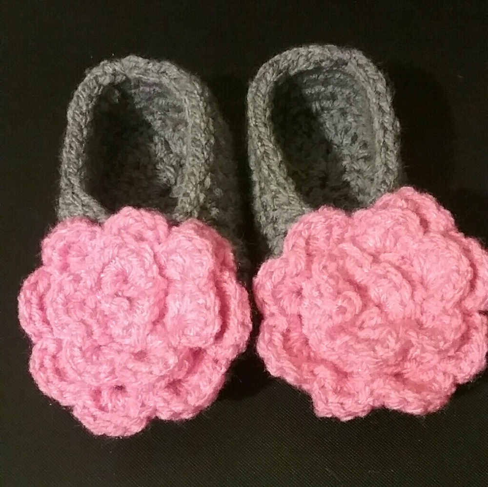 Crochet booties