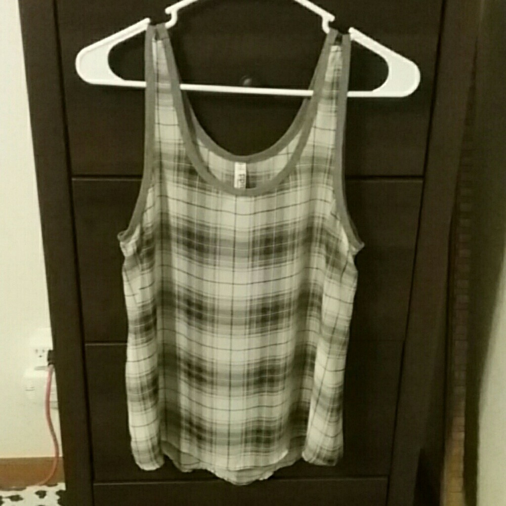 Plaid Tank Top