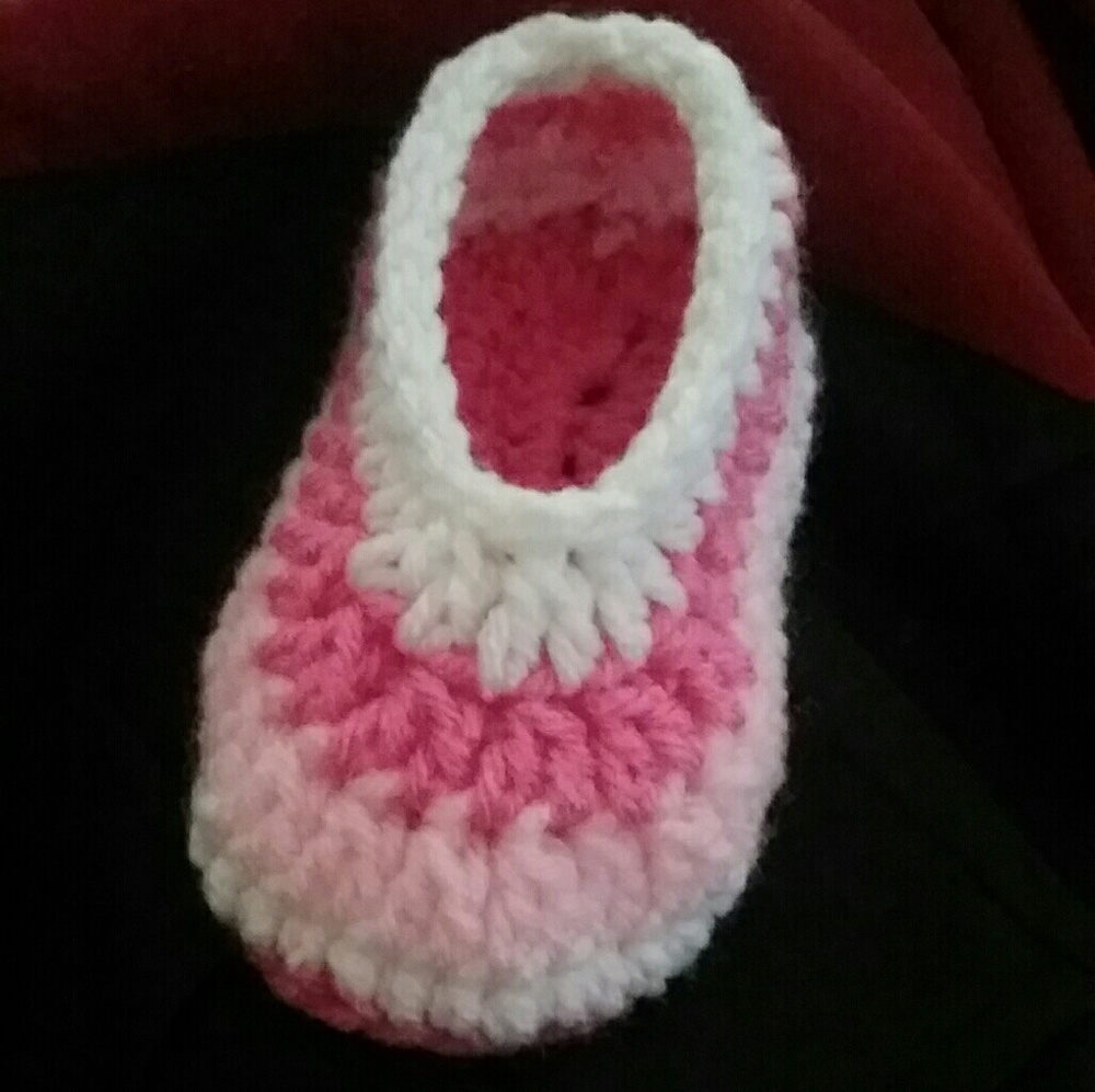 Crochet booties