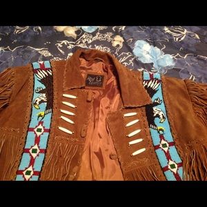 NATIVE AMERICAN COWBOY STYLE JACKET