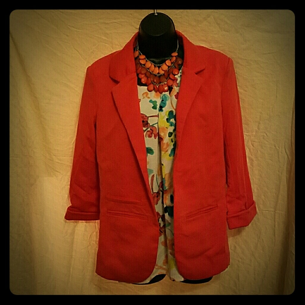 Coral blazer