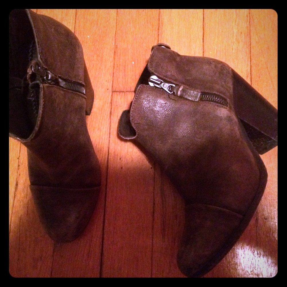 Rag and Bone Brown Booties