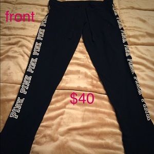 Pink Victoria secret Yoga pants