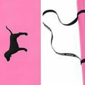 Pink Yoga and work out mat