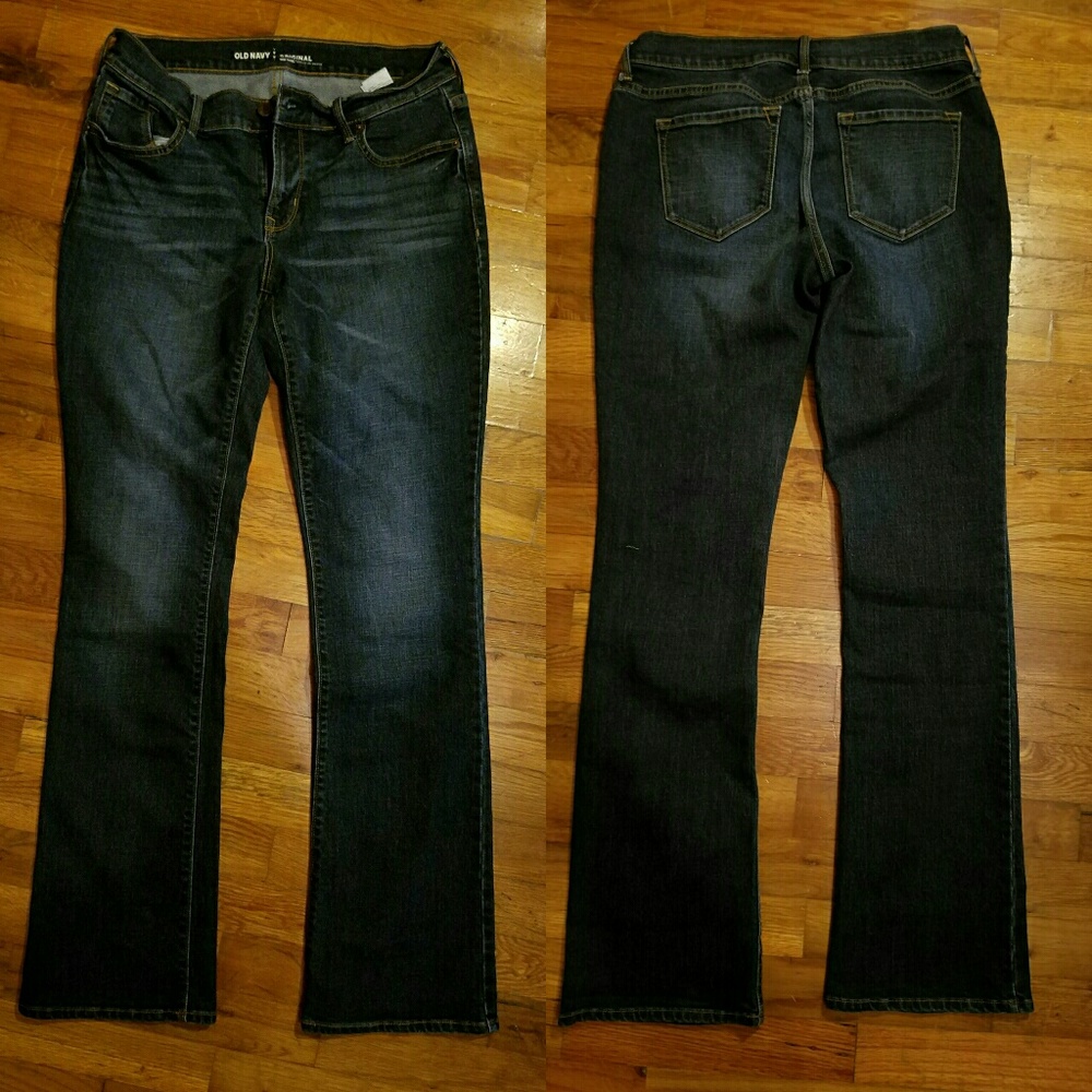 NWOT Old Navy Size 4 Boot Cut Dark Wash Jeans