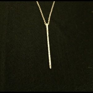 Silver Bar Necklace