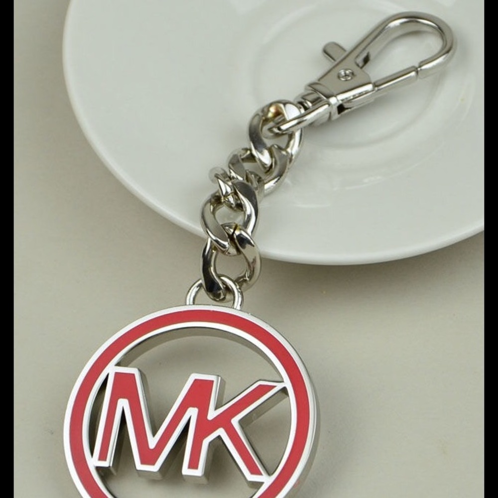 Michael Kors Key Chain Ring Fob Charm enamel