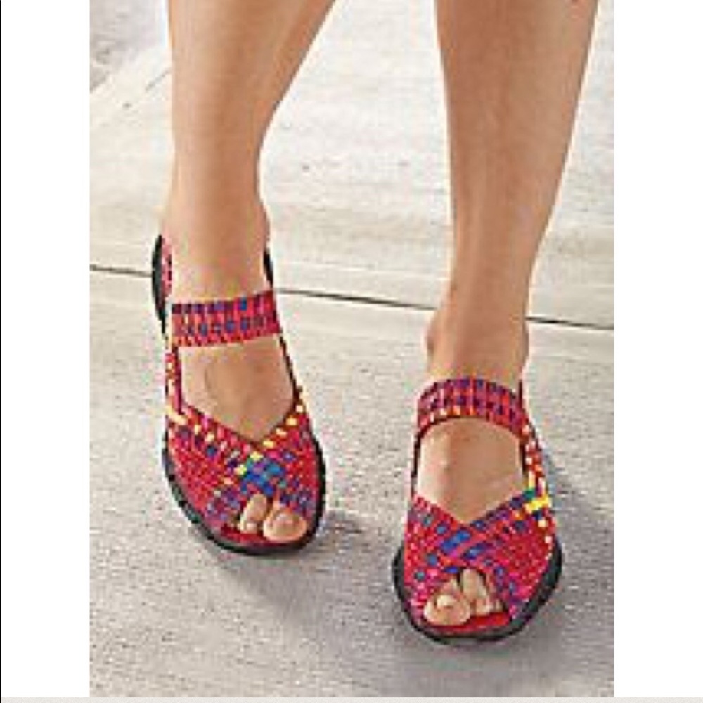 Bernie Mev Comfi Black Rainbow Sandals - Picture 5 of 5