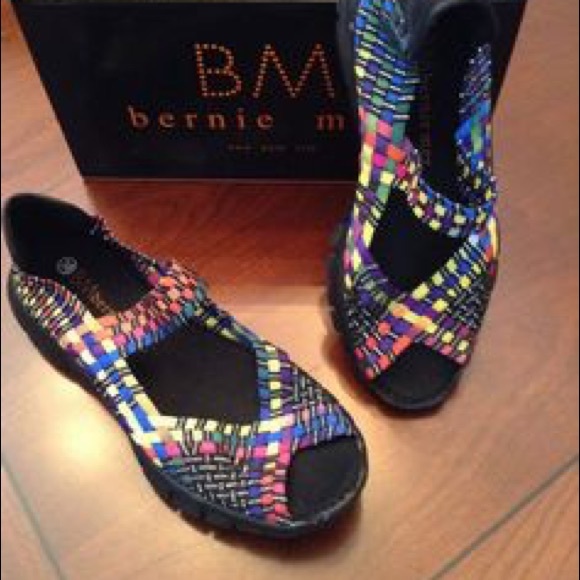 Bernie Mev Comfi Black Rainbow Sandals - Picture 2 of 5