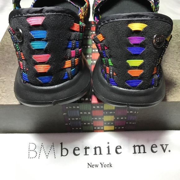 Bernie Mev Comfi Black Rainbow Sandals - Picture 4 of 5