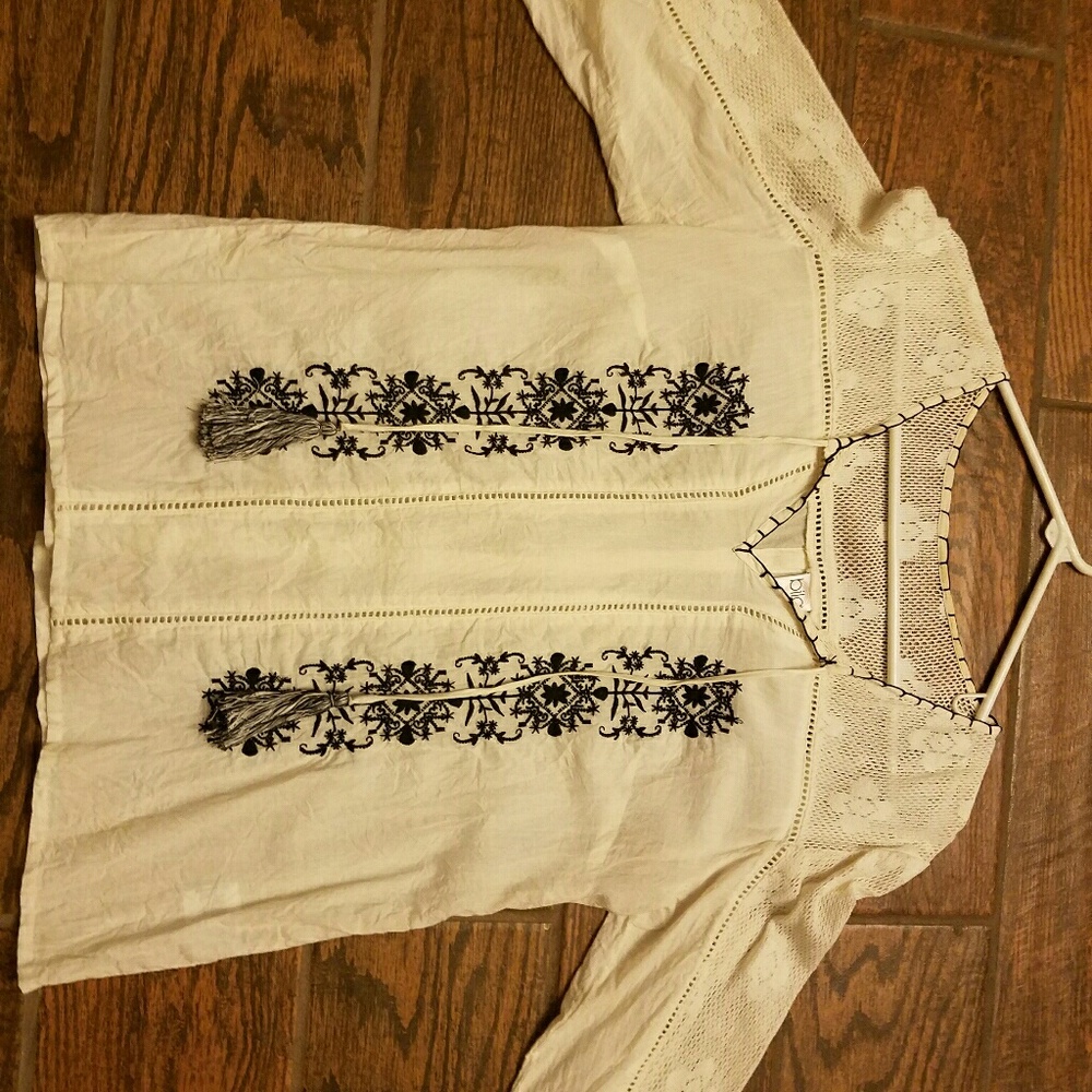 Sexy peasant dress top