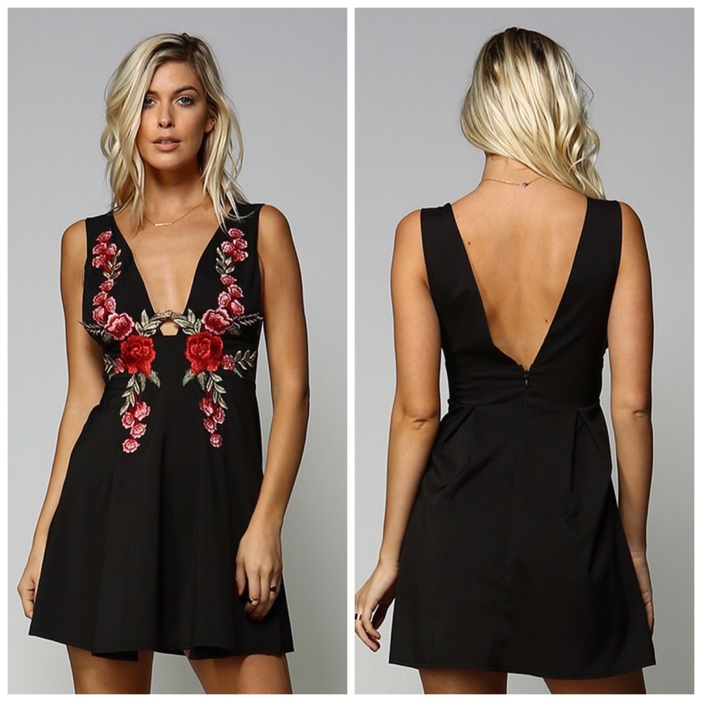 floral mini dress