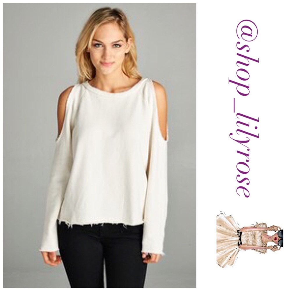 Cold shoulder top
