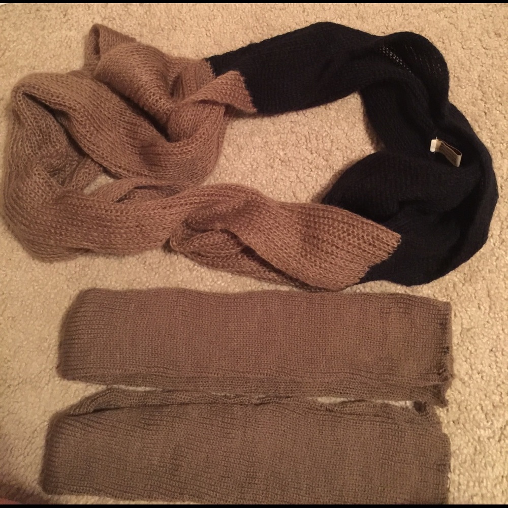 Scarf and leg warmers