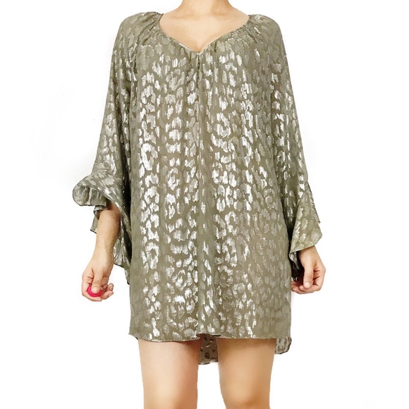 Anthropologie Dresses & Skirts - Anthropologie Rebecca Taylor silk leopard dress