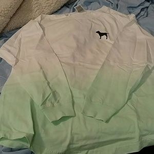 Pink ombre long sleeve