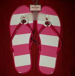 Juicy couture flip flops