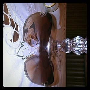 Authentic Chanel Mahogany sand Sunglasses