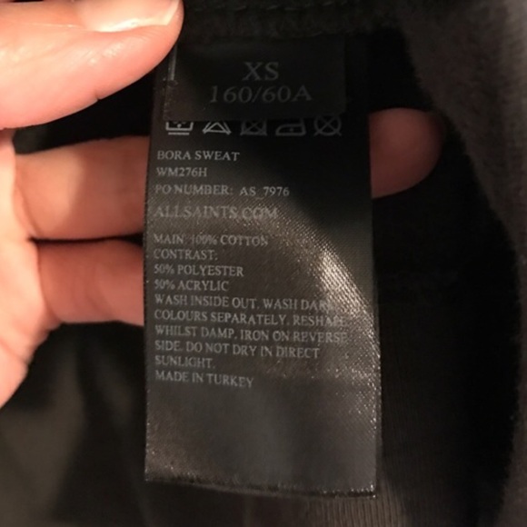 ❤️HP❤️NWT ALL SAINTS Sherpa Jacket Coat - Picture 5 of 6