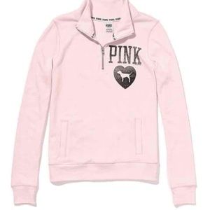 Victoria's Secret PINK 1/4 Zip Sweatshirt