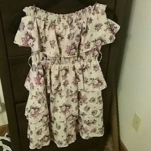 Rue21 Strapless Floral Dress