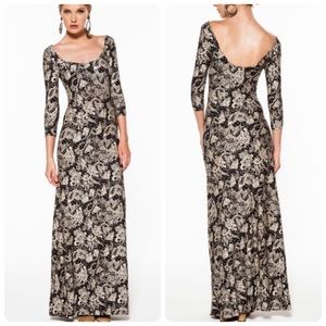 Novella Royale Lee maxi dress in Black Rosewood