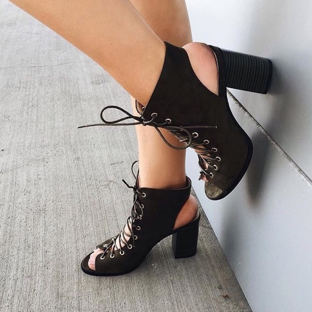 Lace heels
