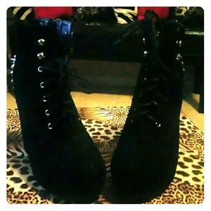 Spiked booties