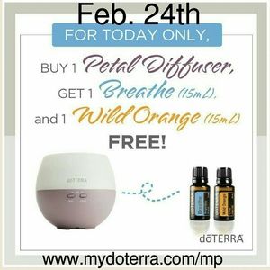 Doterra diffuser with free oils!