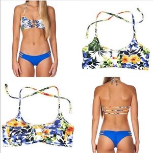 Midori Mau Loa Floral Garden Bikini Top