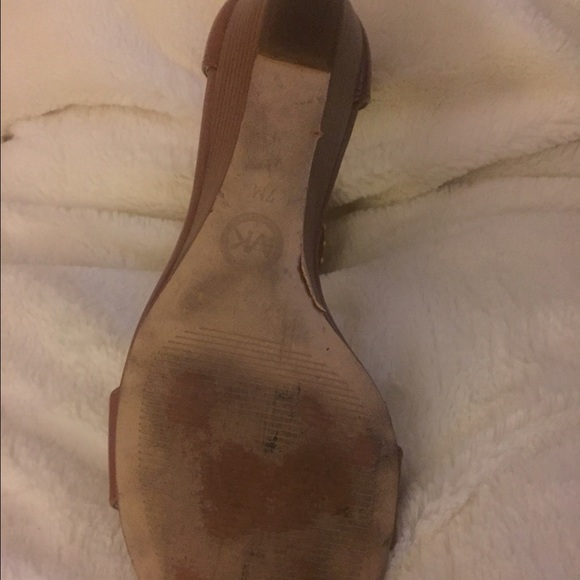 Gold Studded Michael Kors Sandals - Picture 2 of 2