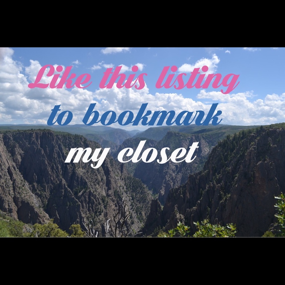 LIKE this listing to bookmark my closet 💕