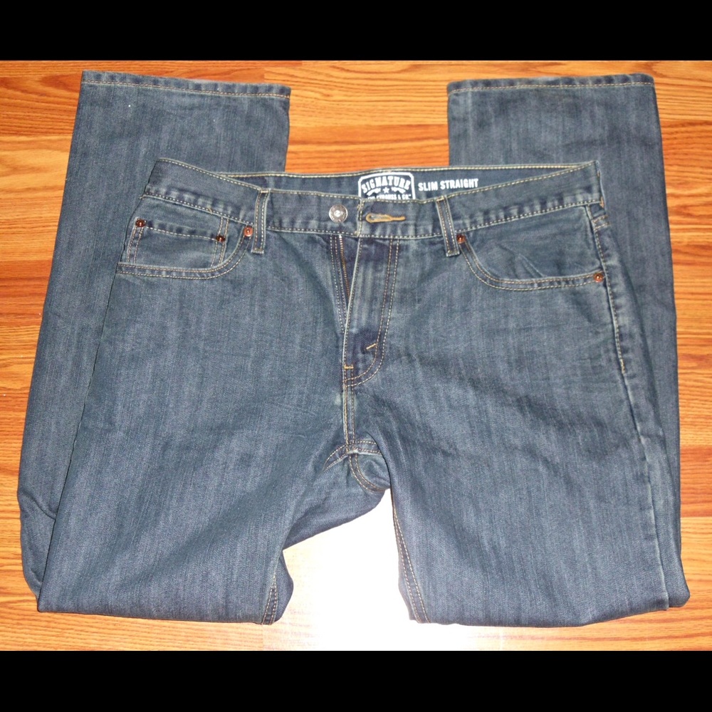 Slim Straight Jeans