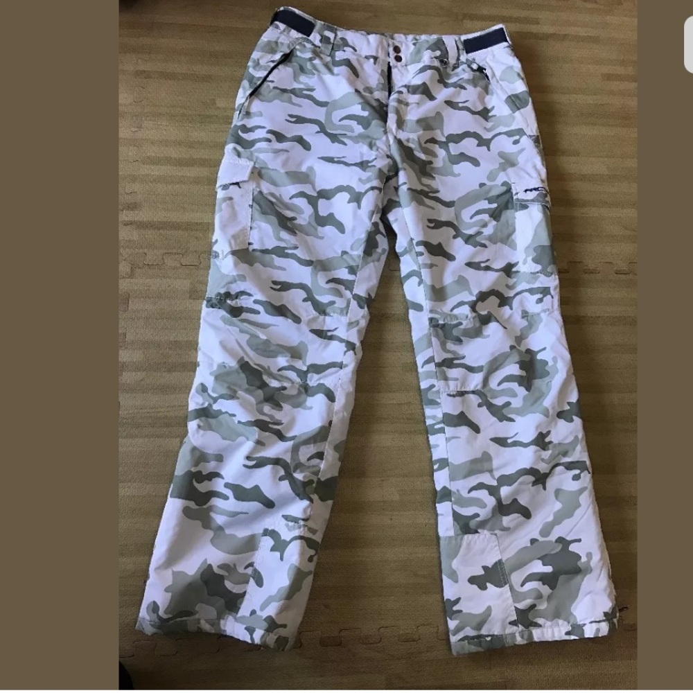Arctix snowboard pants camo white  size L men's
