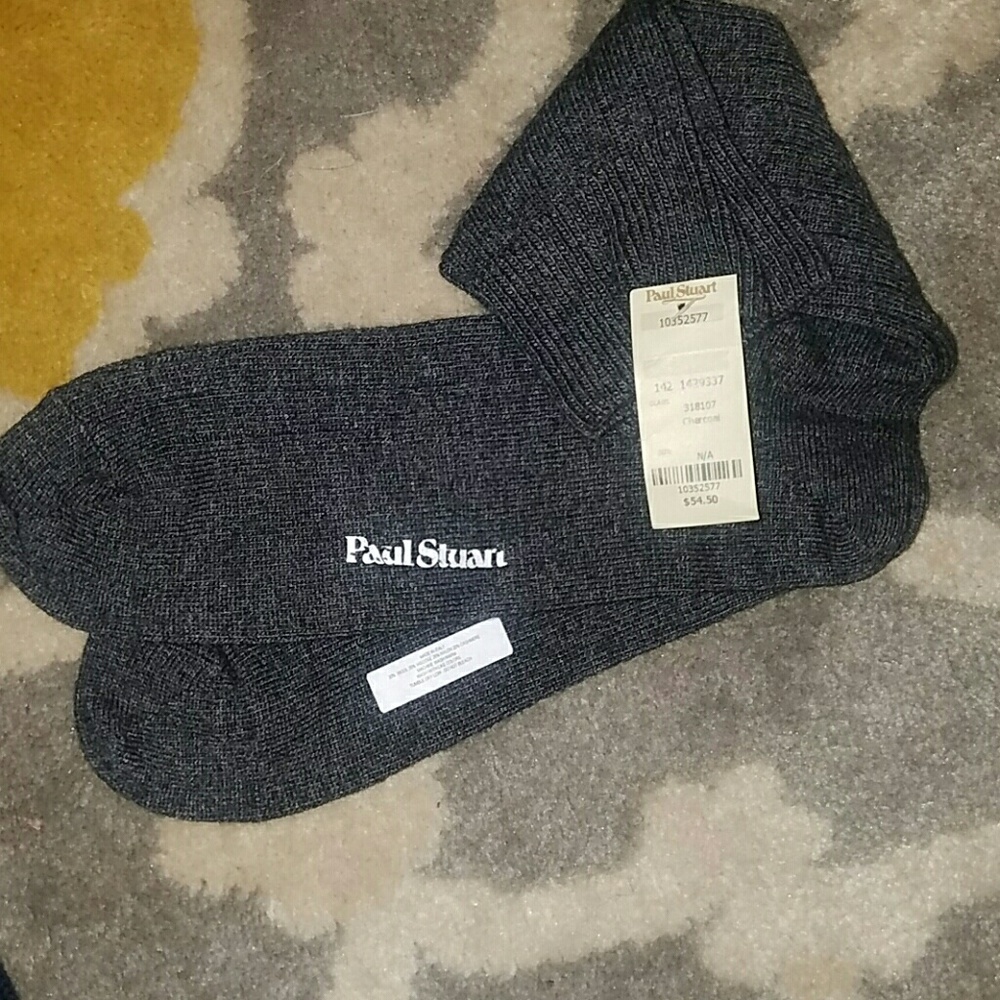 Mens Paul Stuart dress socks