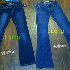 2 pair of nice  jeans