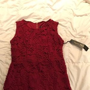 Red fitted Dress