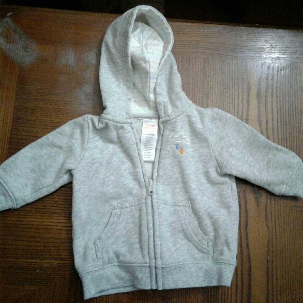 3-6m gymboree hoodie (boys)