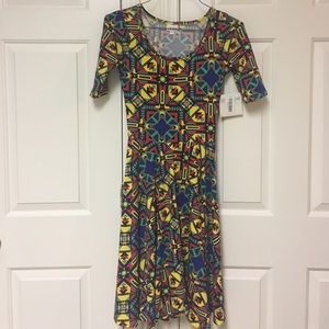 ‼️Discount! Lularoe XS Nicole - Fun print 💃
