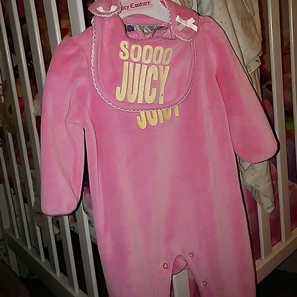 Nwt pink Girls Juicy Couture BodySuit