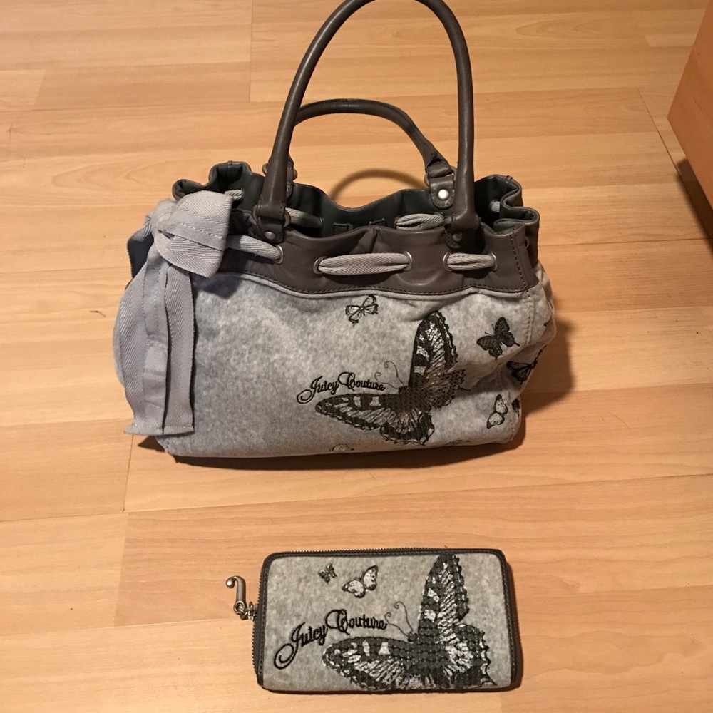 Juicy couture handbag and wallet