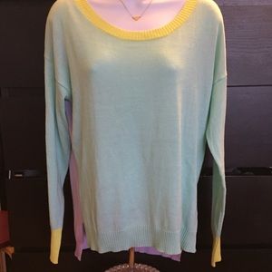 Blu Pepper Color Block Sweater