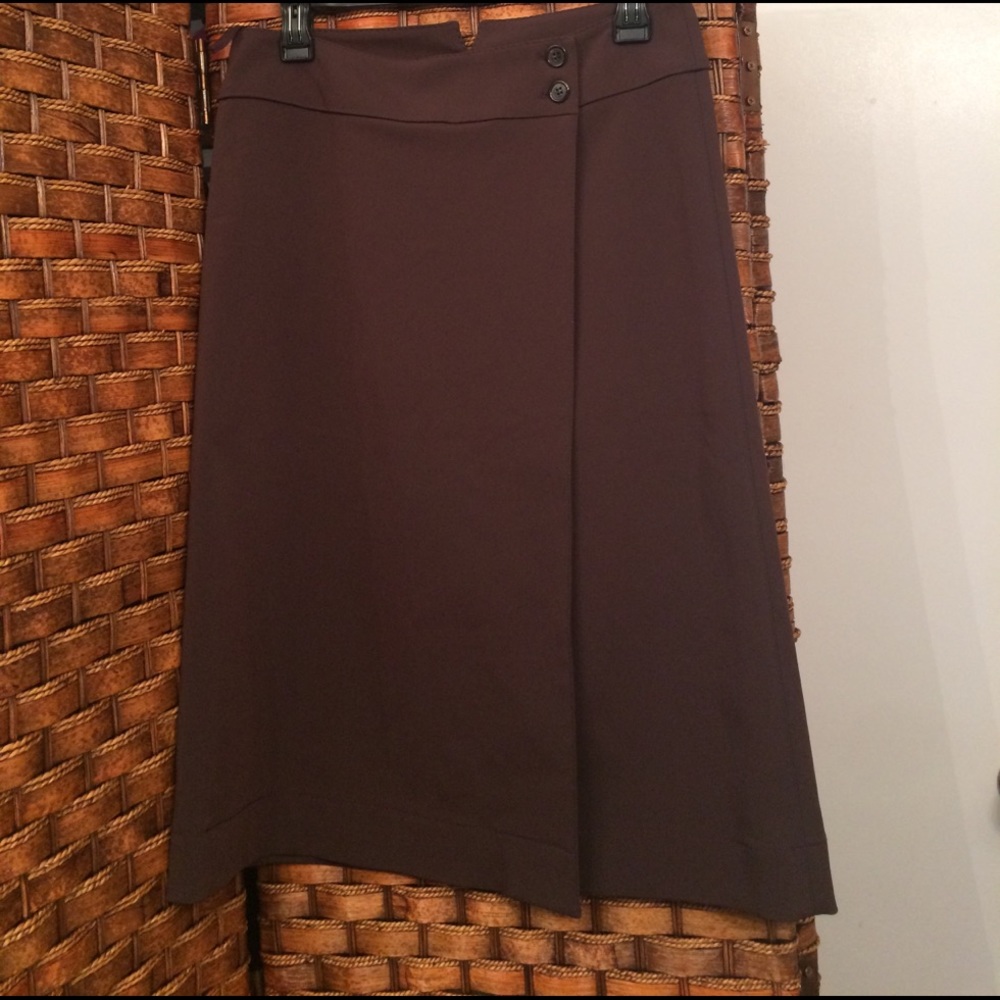 Prada nylon pencil wine color skirt
