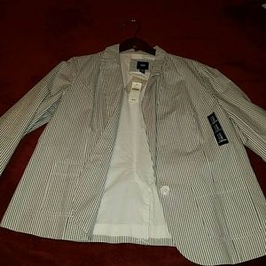 NWT- GAP Brand Seersucker Women's Blazer