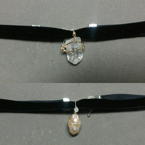 -SOLD- Rainbow Danburite Crystal Choker - Picture 3 of 3